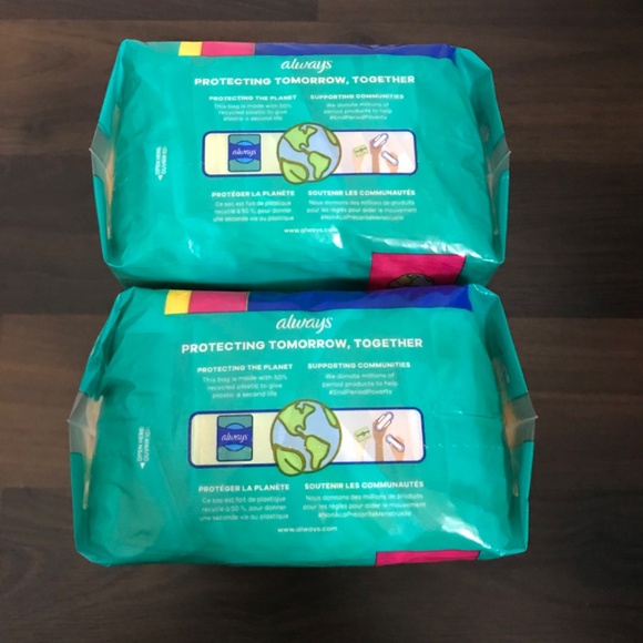 NEW Always 2 PACK 88 Pads Always Ultra Thin Pads Without Wings Size Regular - Picture 4 of 4